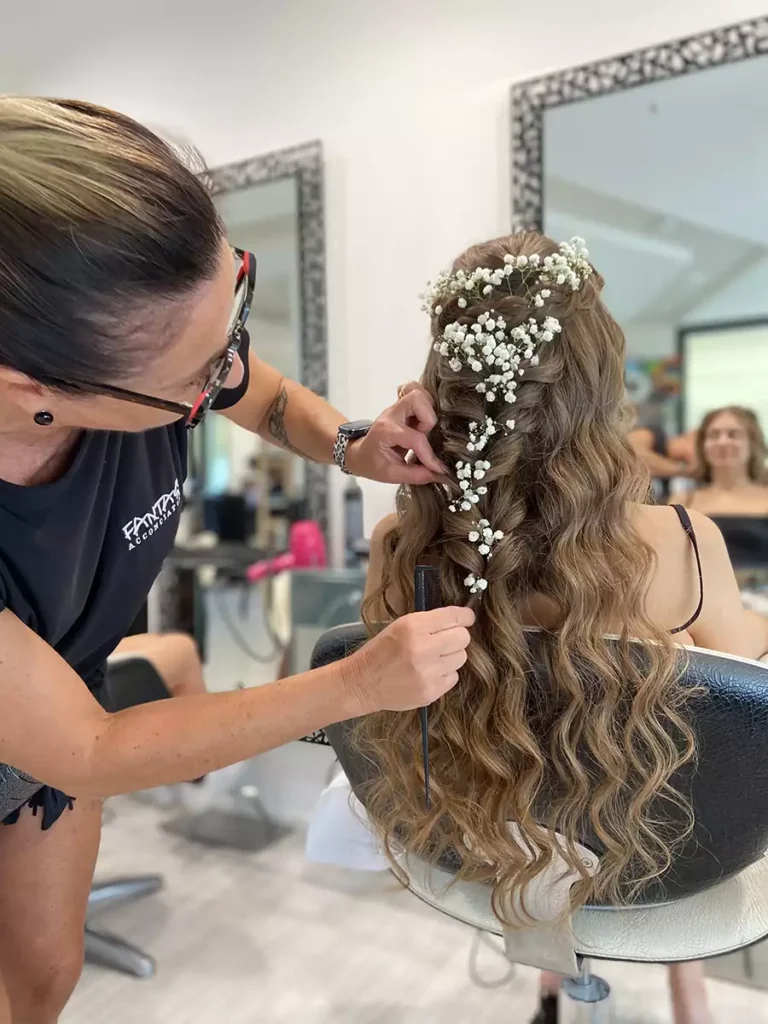 acconciature sposa - capelli lunghi, raccolti e semi raccolti - Fantasy acconciature a Treviso - Valdobbiadene (13)